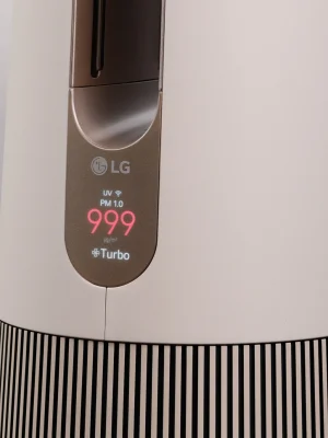 Máy lọc không khí kết hợp quạt và sưởi ấm LG Puricare Aero Tower FS15GPCJ0