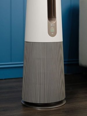Máy lọc không khí kết hợp quạt và sưởi ấm LG Puricare Aero Tower FS15GPCJ0